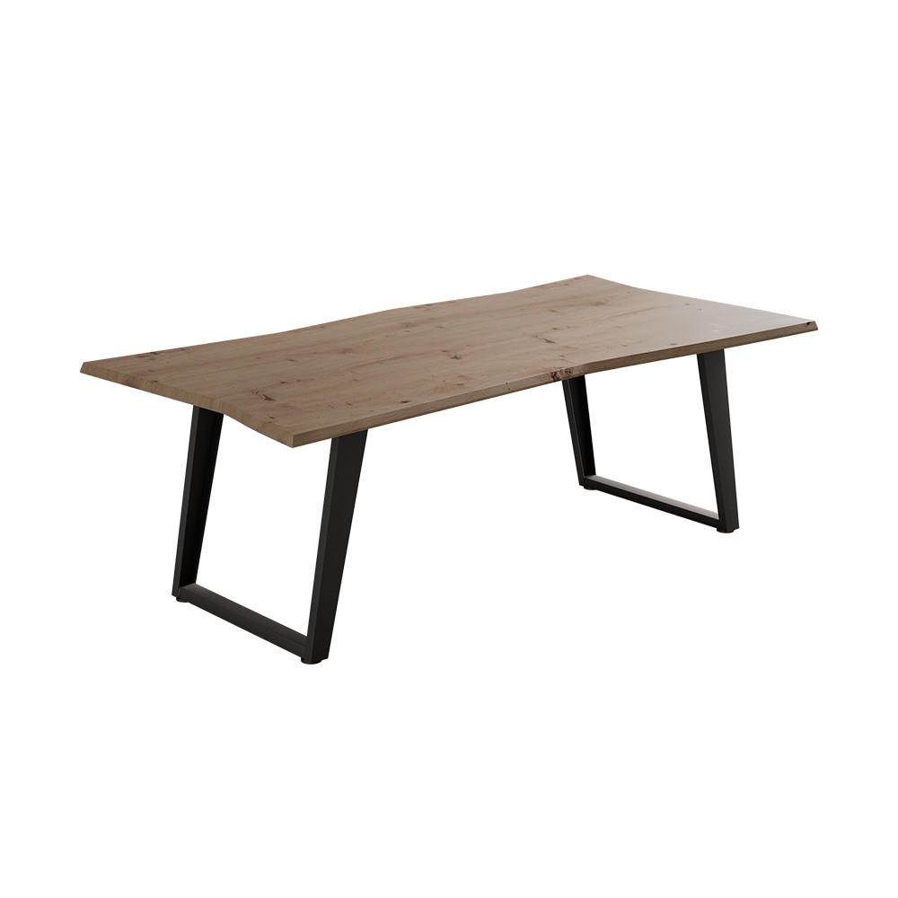 COUCHTISCH Yan Artisan 120 x 60 cm - Hellgrau, Holzwerkstoff (60/120/40cm) - Vicco