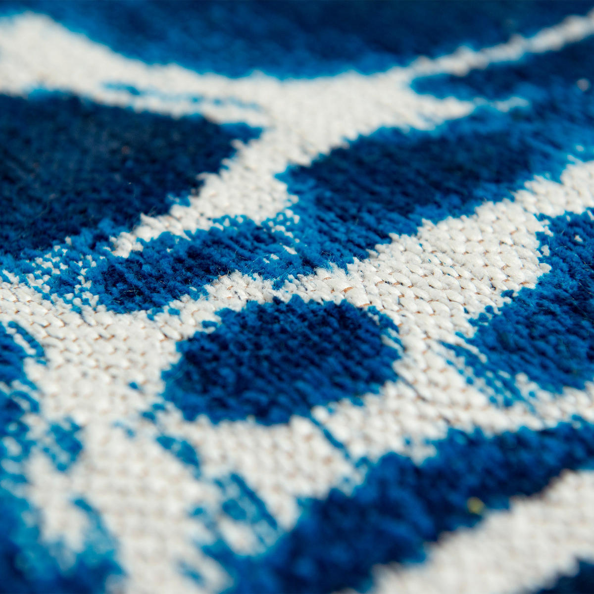 TEPPICH In-/Outdoor Flachgewebe FOAM Blau 140 x 200 cm - Blau, Textil (140/200cm) - Novatrend