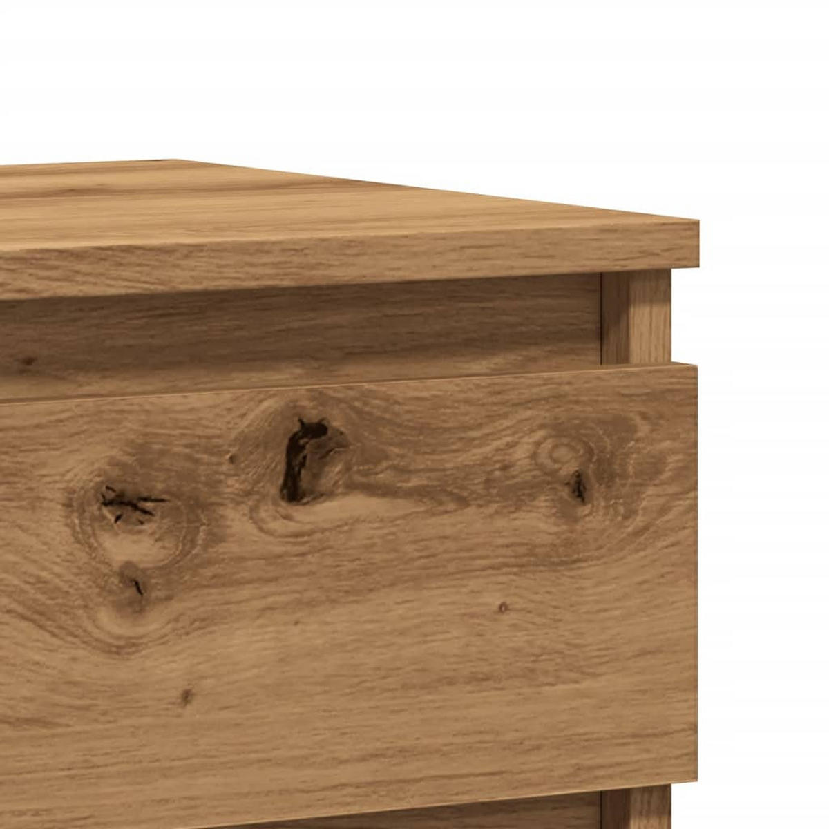 NACHTTISCH Artisan-Eiche 40/35/50 Cm Holzwerkstoff - Braun, Holzwerkstoff (35/50/40cm) - vidaXL