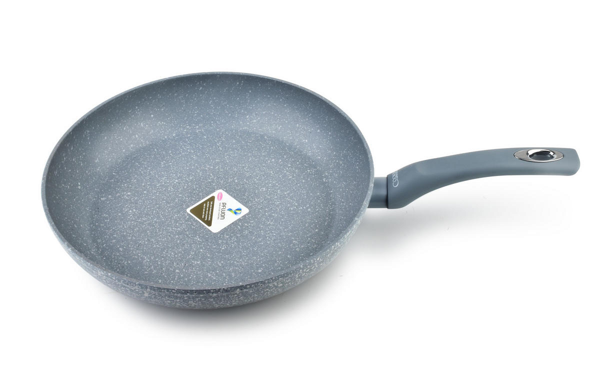 PFANNE Olive Pfluon Grau 49/30/5.6 cm Metall - Grau, Metall (49cm) - Mondex