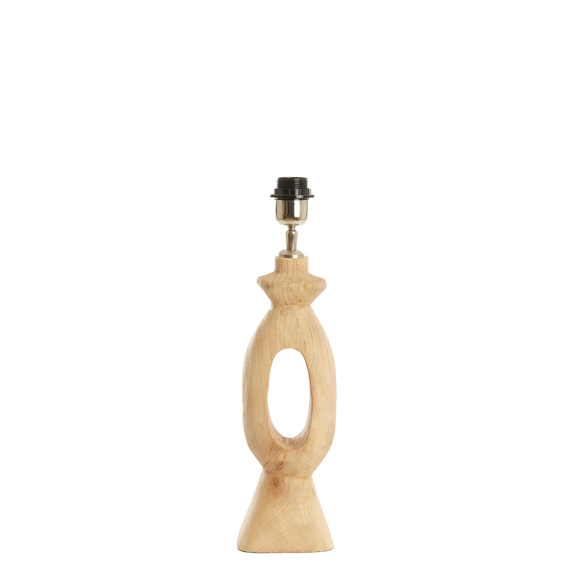 LAMPENFUSS Django Braun 11/9/45 cm - Braun, Holz (11/9/45cm) - Light & Living