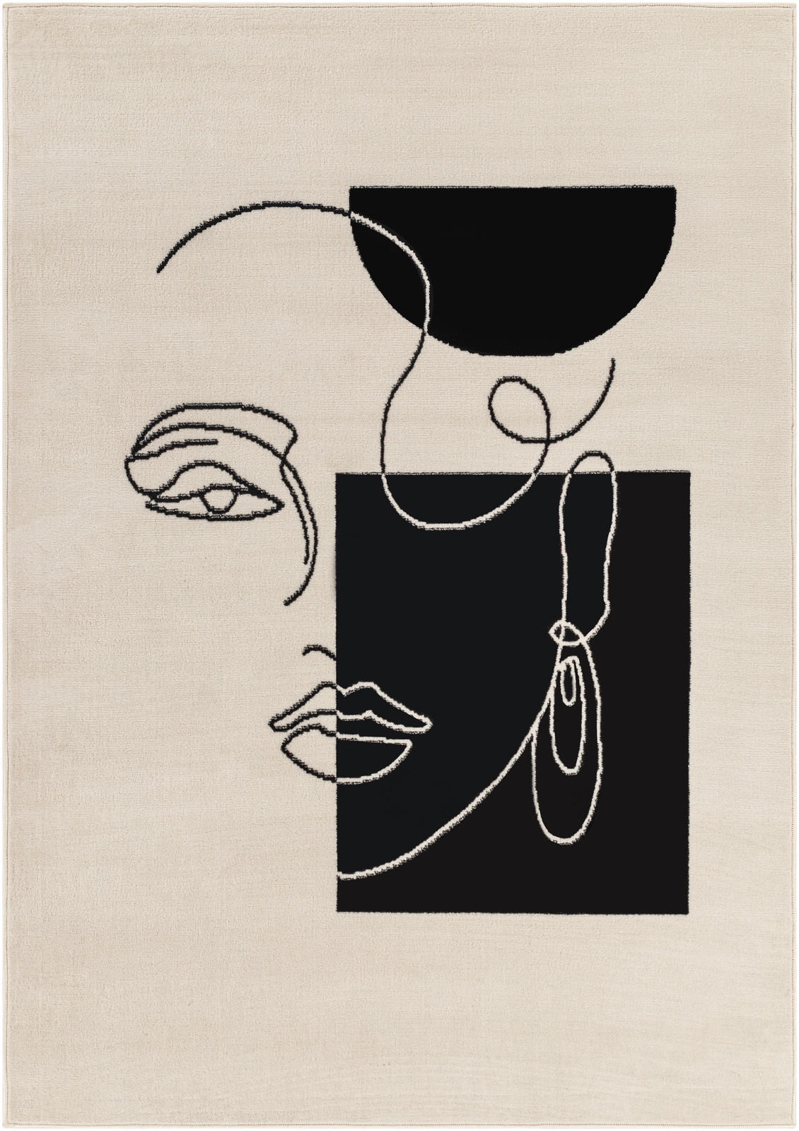 KURZFLORTEPPICH 152/213 cm Weiß - Weiß, Naturmaterialien/Textil (152/213cm) - LIVABLISS