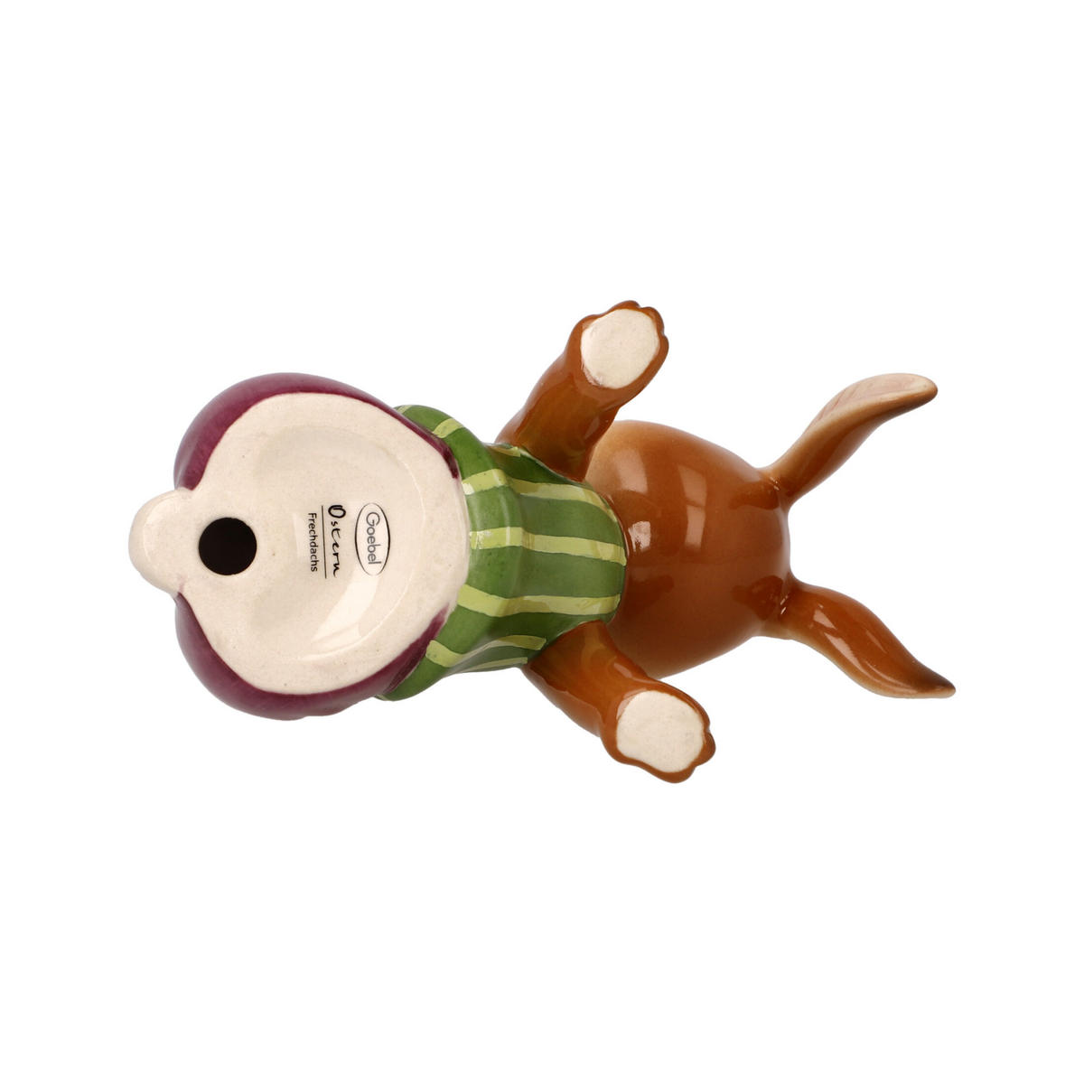 DEKOTIER Hasenfamilie - Frechdachs, Steingut, Bunt, 9 cm - Multicolor, Keramik (10/9/6cm) - Goebel