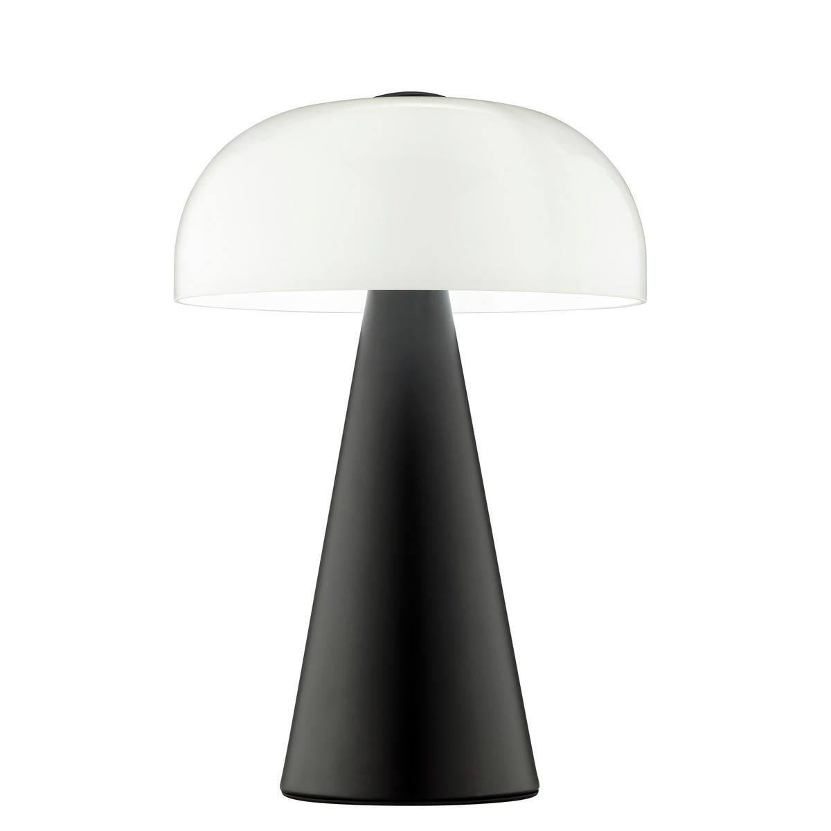 TISCHLEUCHTE Crescent Schwarz 24/24/35,3 cm - Schwarz, Metall (24/24/35.3cm) - Brilliant