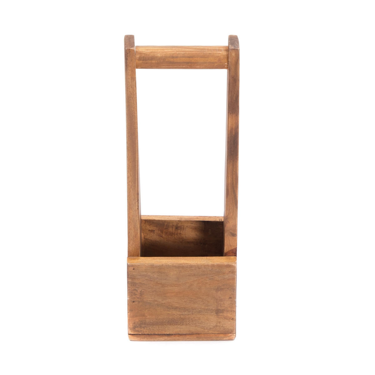 FLASCHENHALTER Porte Mahagoni Massivholz naturfarben - Naturfarben, Holz (14/40/12cm) - CREEDWOOD