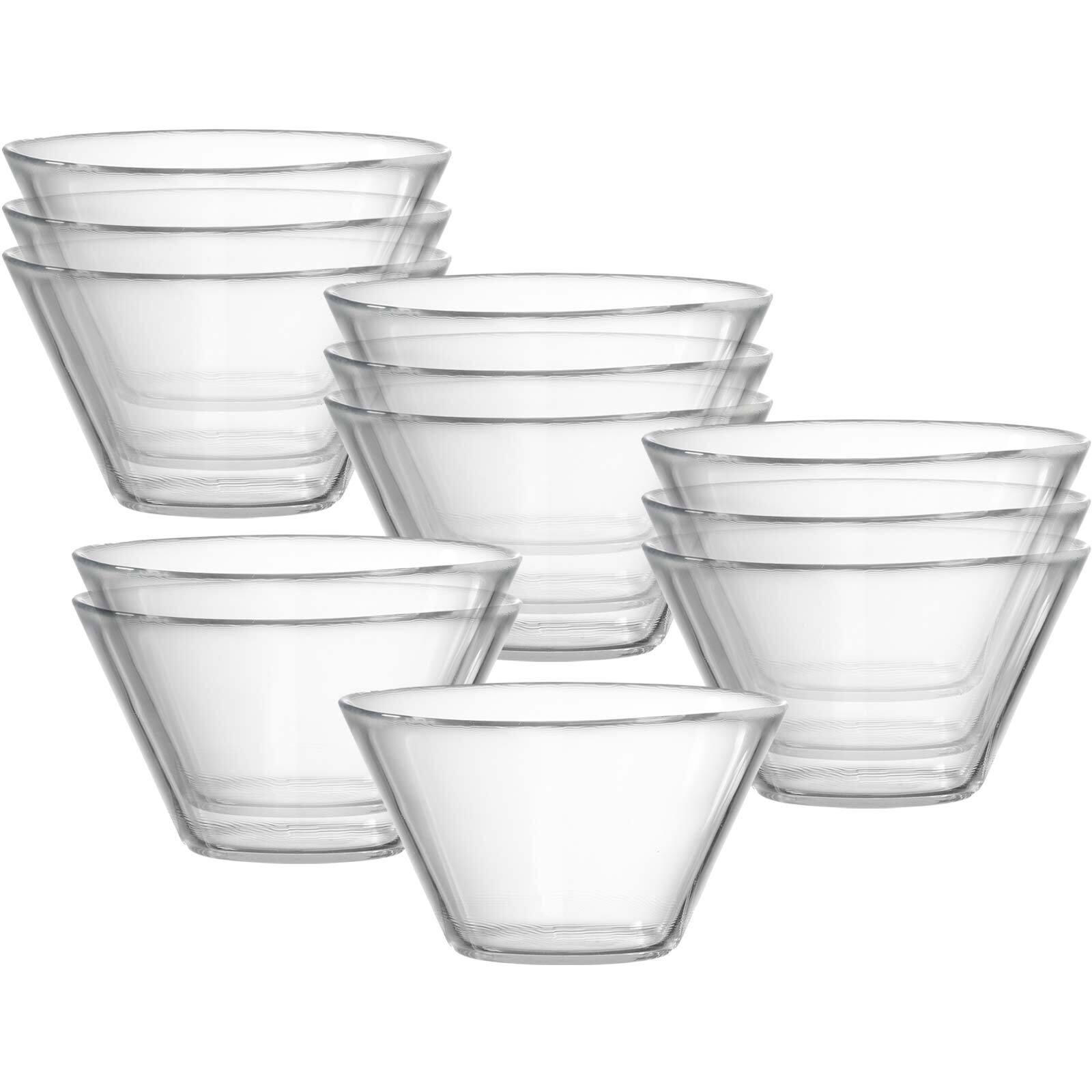 SALATSCHALEN Inga transparent ø 16,5 cm 12er Set - Transparent, Glas (16.5cm) - Ritzenhoff Breker