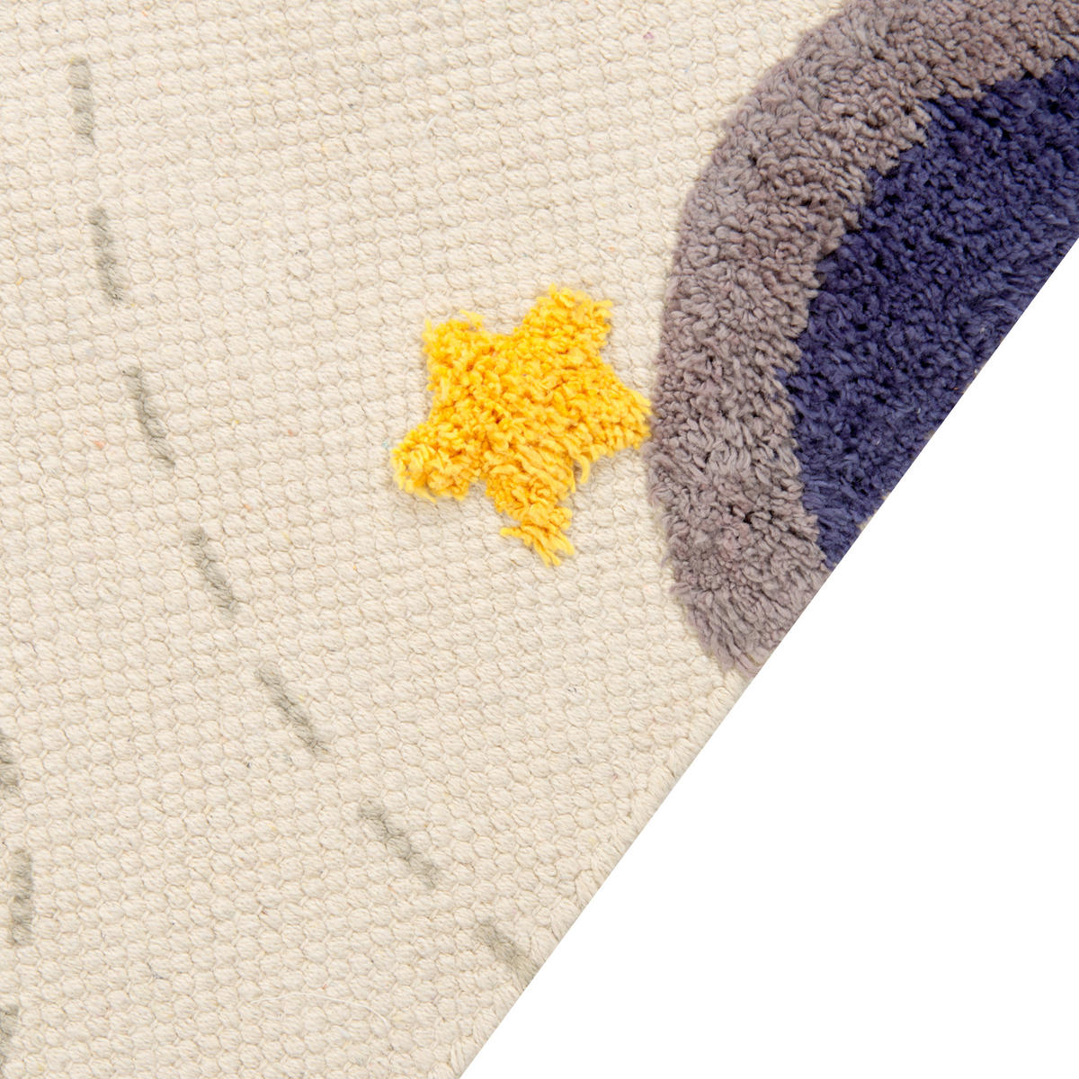 KINDERTEPPICH Langsa 150/80 cm - Beige, Textil (80/150cm) - Beliani