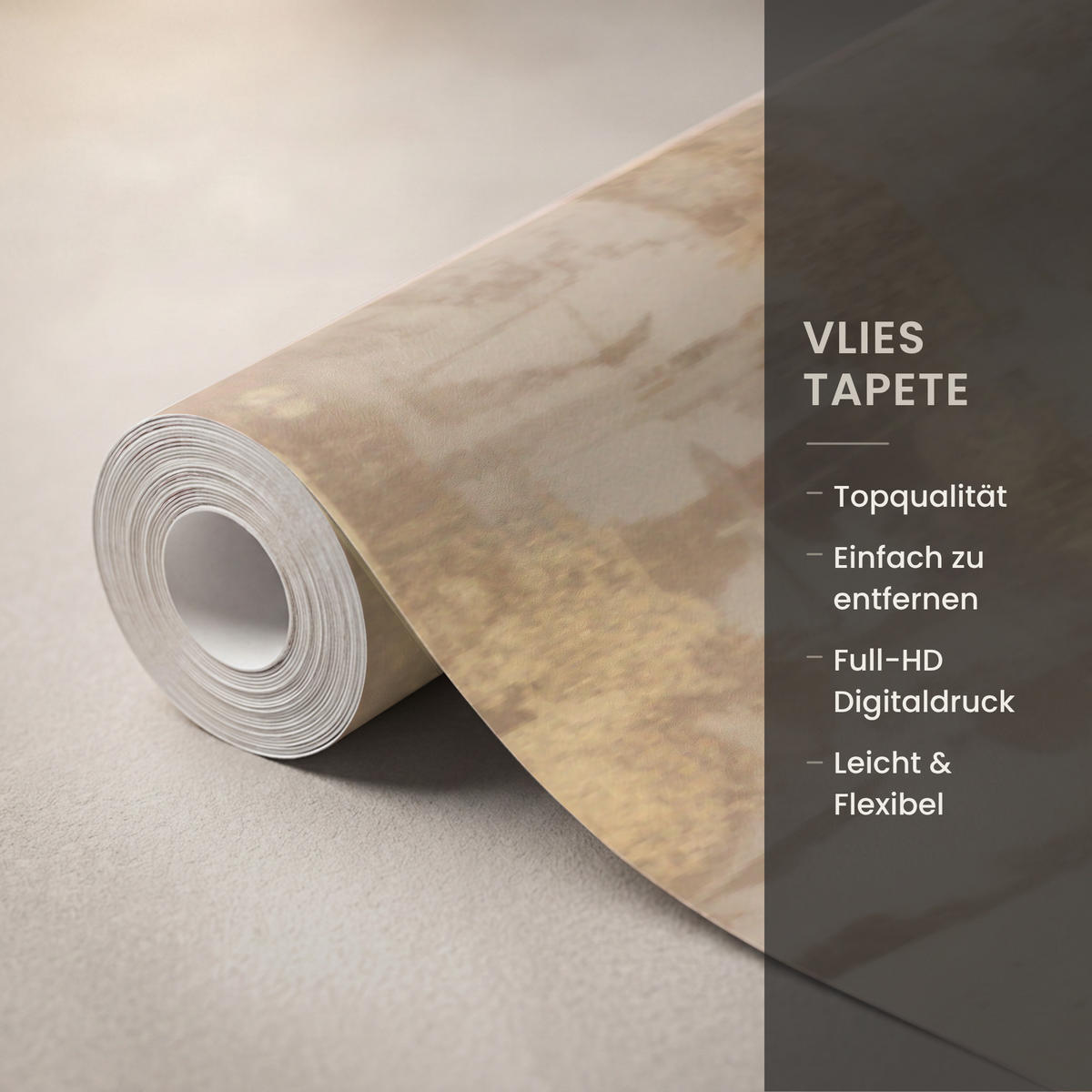 TAPETE - Frau - Gold - Abstrakt - Textur - 500x280 cm - Goldfarben, Papier (500/280cm) - OnlyWow