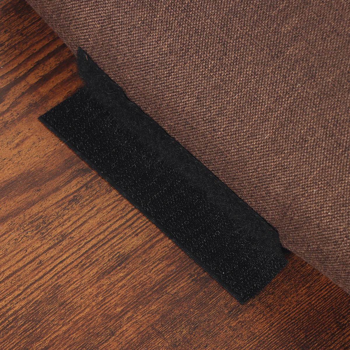 SCHUHBANK - Dunkelbraun, Holzwerkstoff/Textil (104/48/30.5cm) - Relaxdays