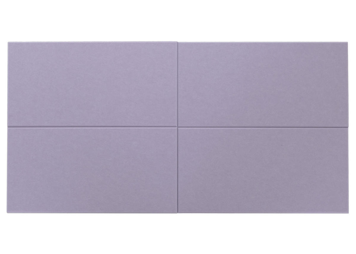 AKUSTIKWANDPANEEL Lila Komplett-Set - Lila, Textil (30/60/1cm) - MCW