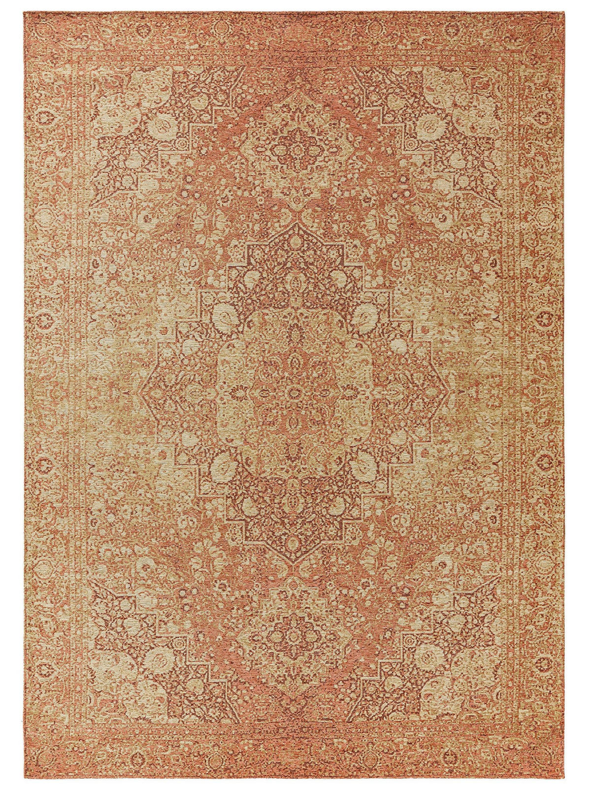 FLACHGEWEBETEPPICH Frencie Rosa 240x340 cm - Rosa, Textil (240/340cm) - benuta Nest