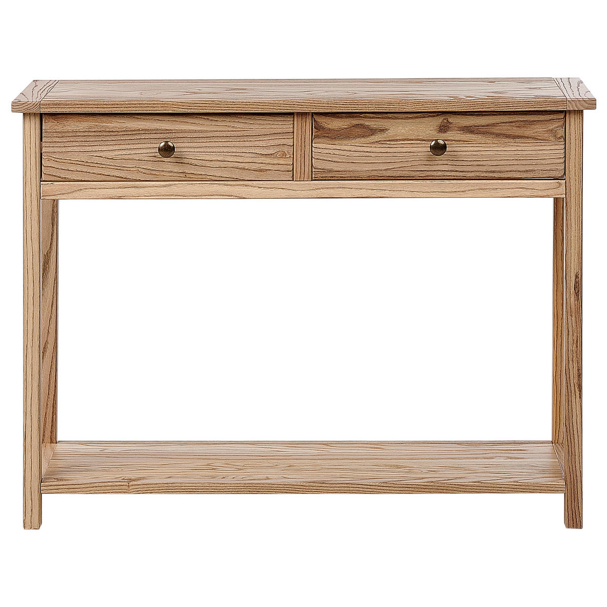 KONSOLENTISCH Sassafrasholz Braun Salton - Braun, Holz (100/74/31cm) - Beliani