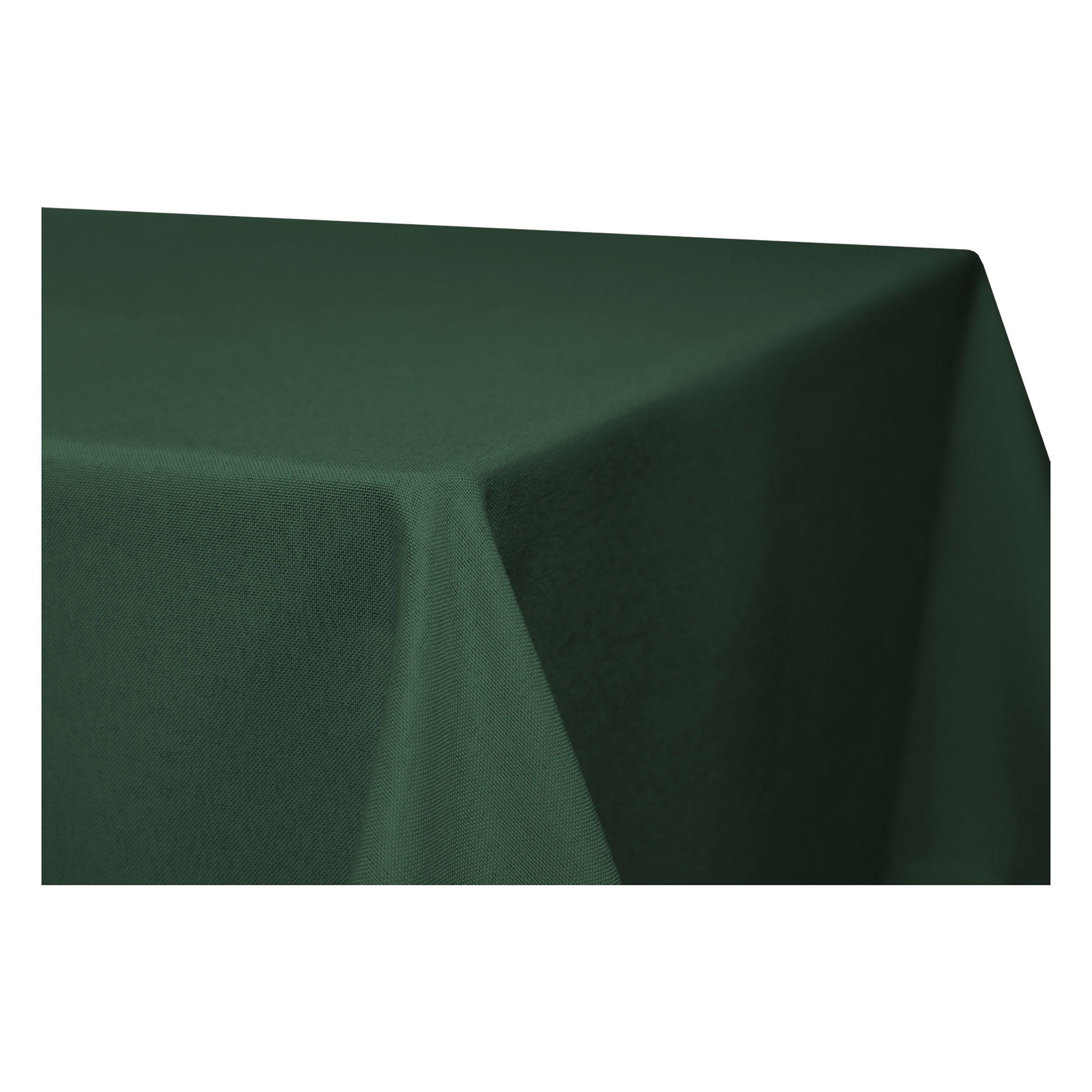 TISCHDECKE Leinenoptik 90/90 cm eckig dunkelgrün - Dunkelgrün, Kunststoff (90/90cm) - TiborTex