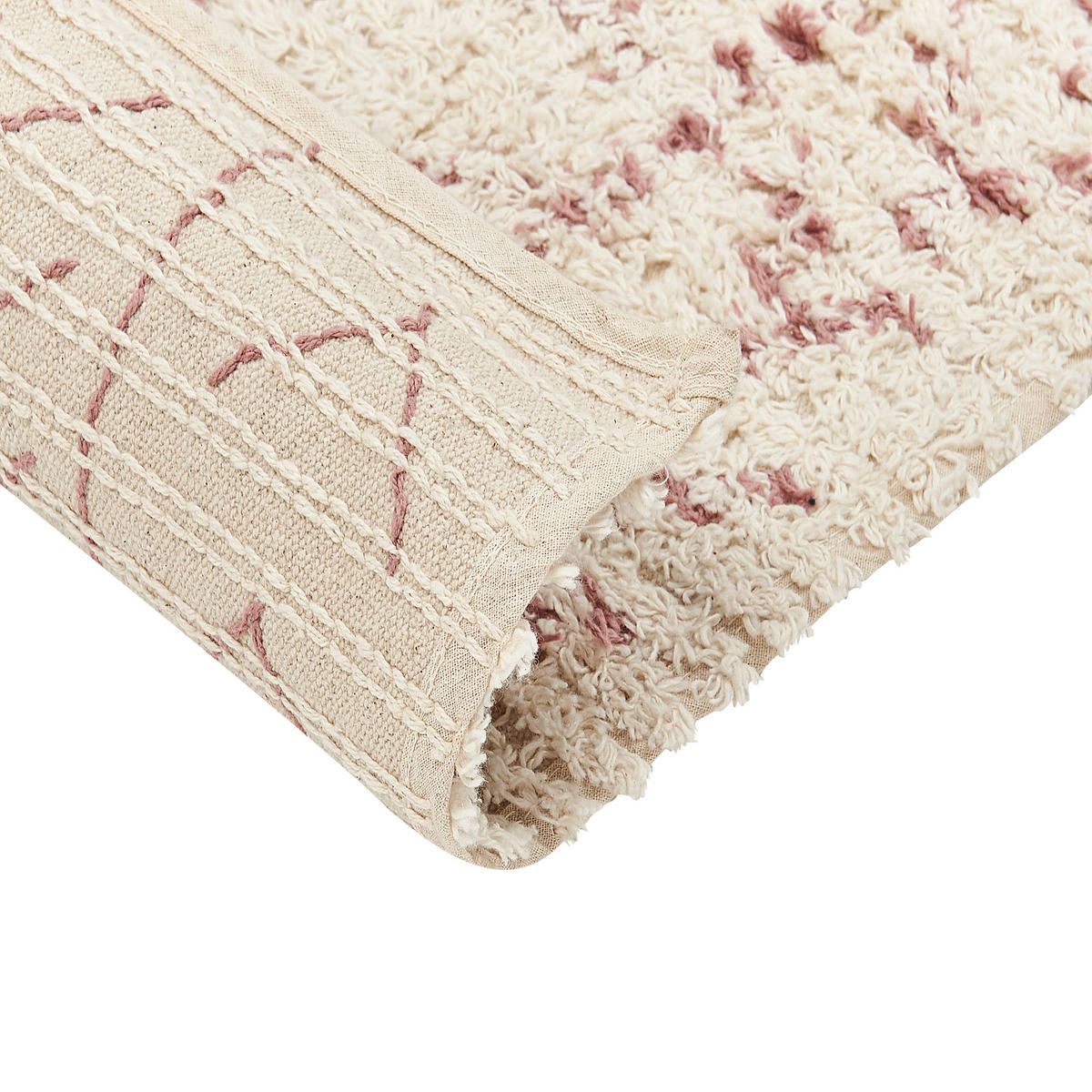 KURZFLOR-TEPPICH Edirne 200/140 cm - Beige, Textil (140/200cm) - Beliani