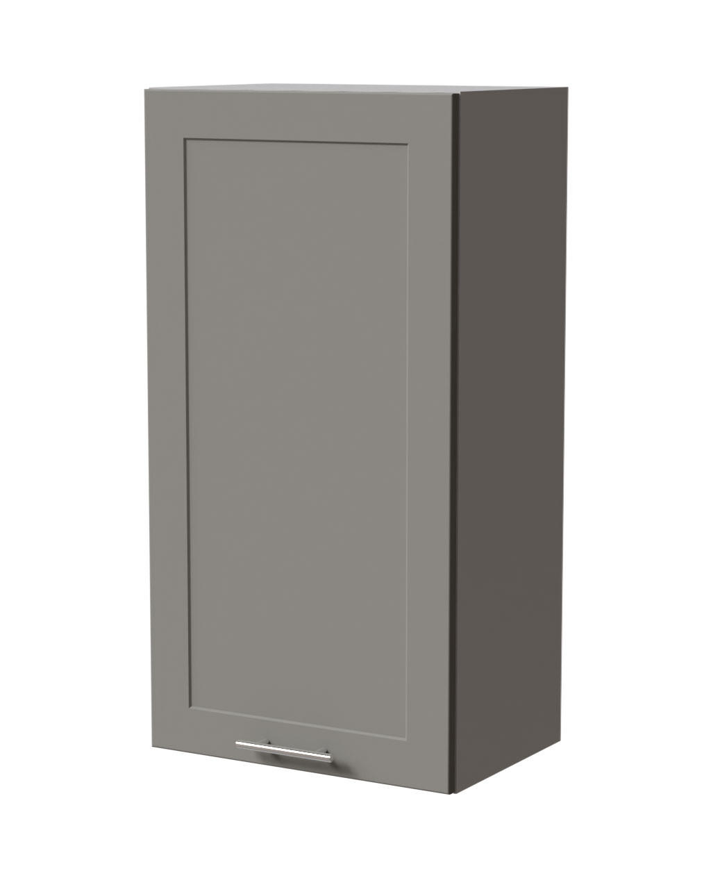 HÄNGESCHRANK Oslo W4/50 Grau / Dust Grey Matt 50 / 32,5 / 96cm - Grau, Holz/Holzwerkstoff (50/96/32.5cm) - Feldmann-Wohnen