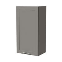 HÄNGESCHRANK Oslo W4/50 Grau / Dust Grey Matt 50 / 32,5 / 96cm - Grau, Holz/Holzwerkstoff (50/96/32.5cm) - Feldmann-Wohnen
