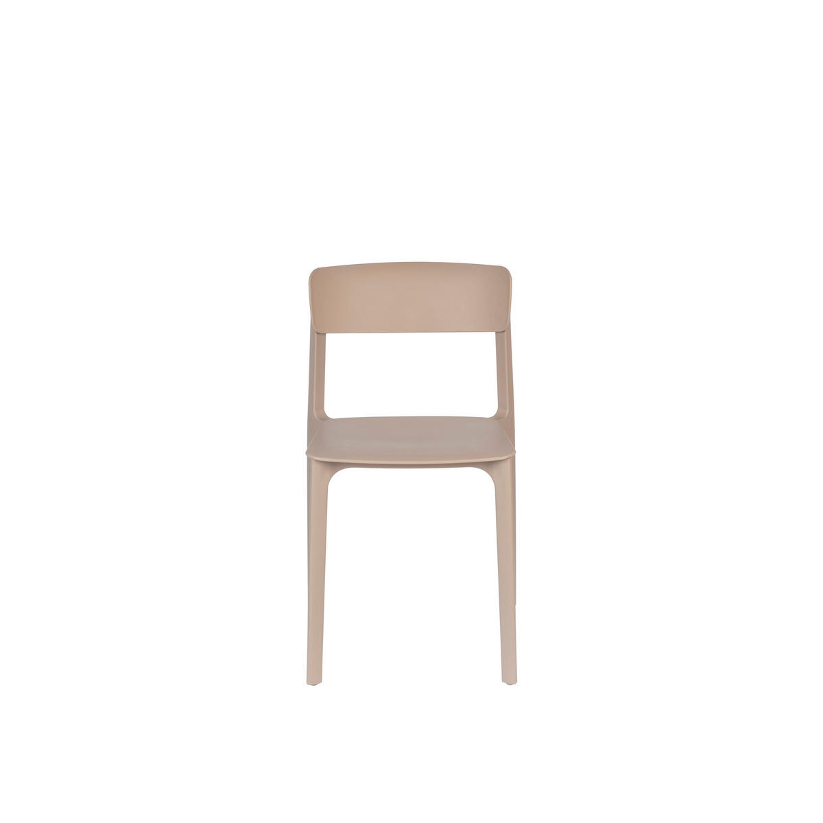 GARTENSTUHL Clive Hellbraun - 4 er Set - Braun, Kunststoff (48/79/47cm) - Housecraft Living