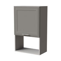 MIKROWELLENUMBAUSCHRANK Salo W4MK/60 Grau / Dust Grey Matt 60 / 32,5 / 96cm - Grau, Holz/Holzwerkstoff (60/96/32.5cm) - Feldmann-Wohnen