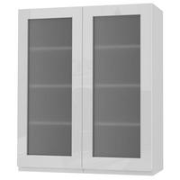 HÄNGESCHRANK Florence W4S/80 Weiß / RAL 9003 signalweiß HG 80 / 32,5 / 96cm - Weiß Hochglanz/Weiß, Holz/Holzwerkstoff (80/96/32.5cm) - Feldmann-Wohnen