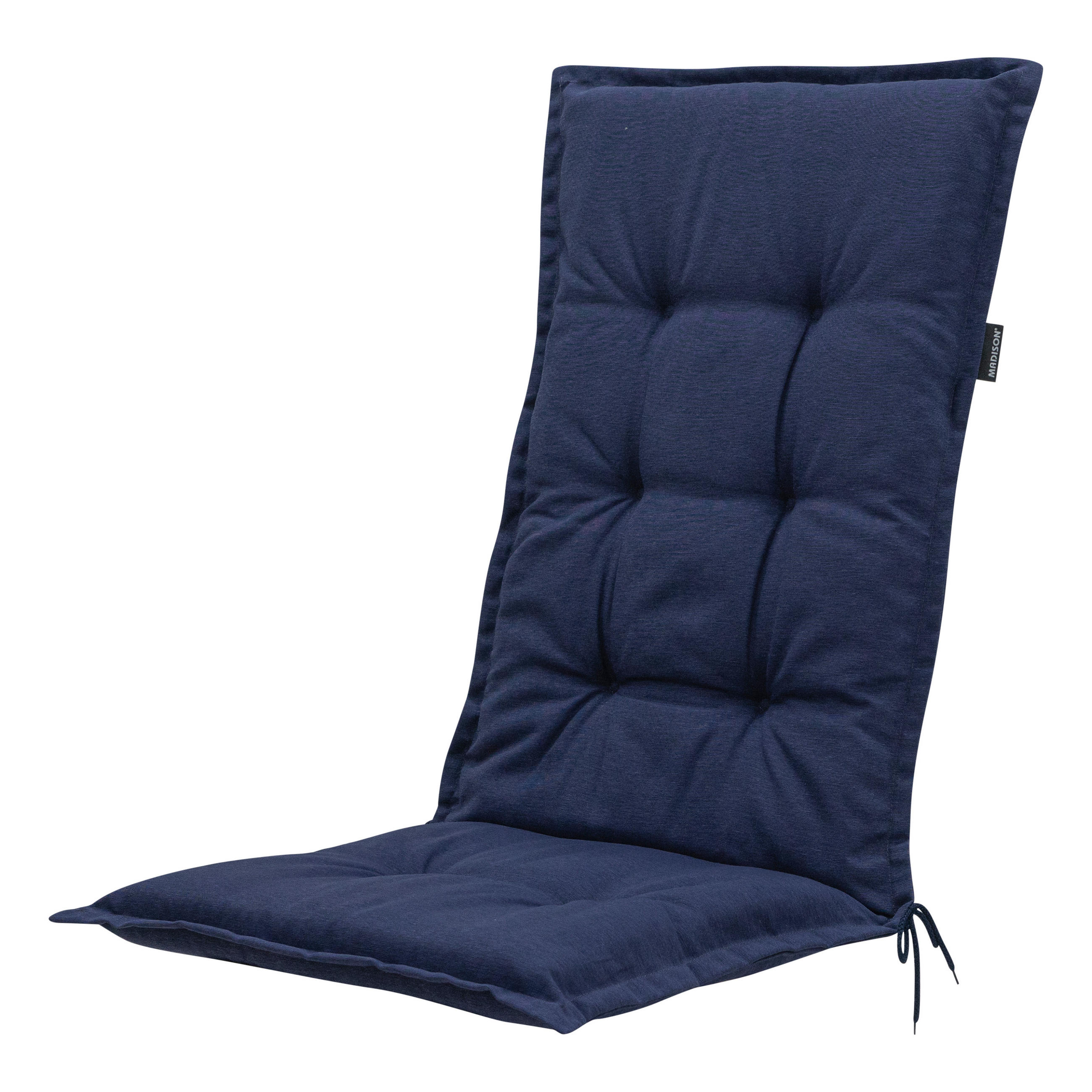 GARTENSTUHLKISSEN Panama 123/50 cm 4er-Set - Blau, Textil (50/8/123cm) - Madison