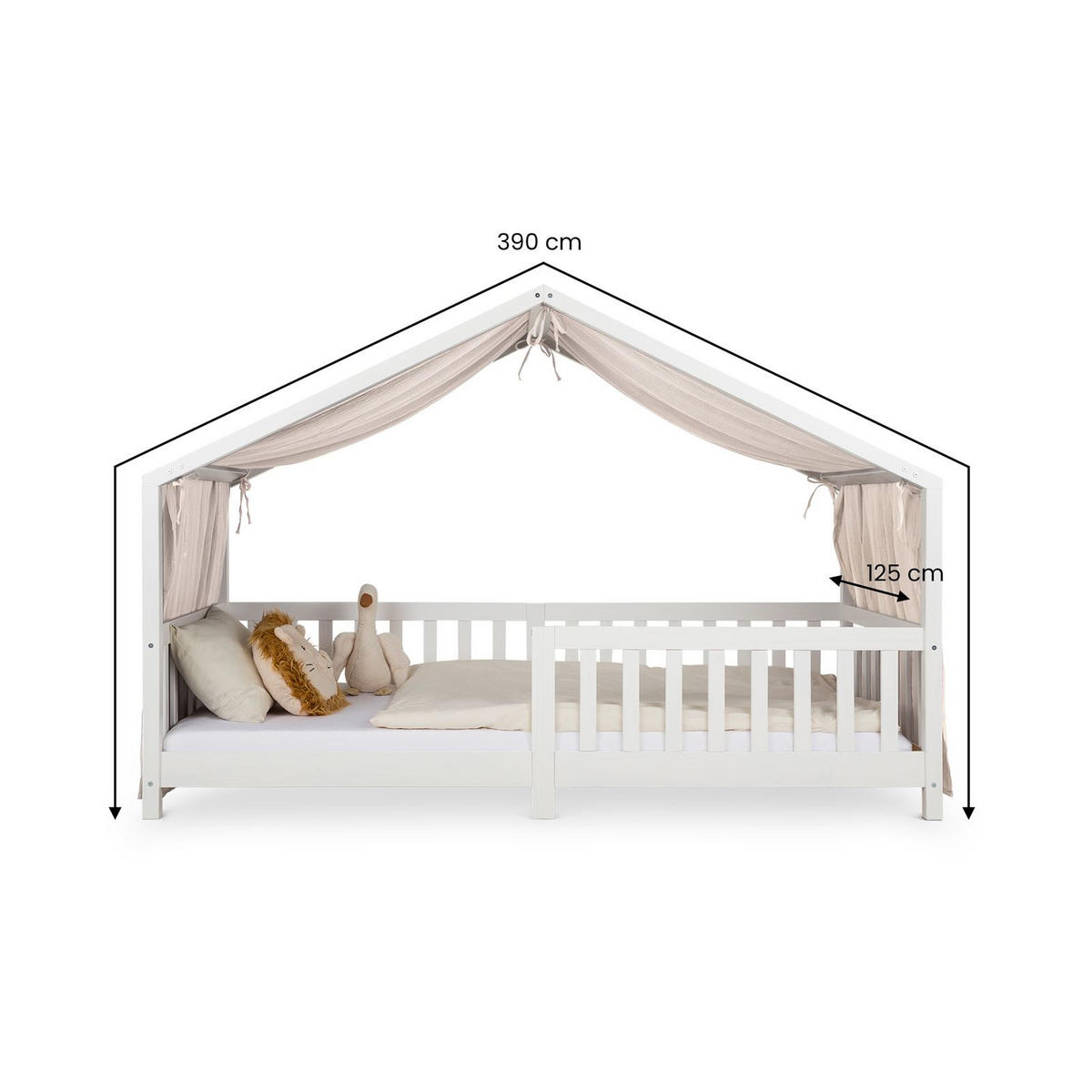 HAUSBETT-HIMMEL LIAN beige - Beige, Textil - IDIMEX