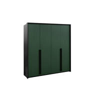 KLEIDERSCHRANK GENEVE 210/217/65 cm in Dunkelgrün - Dunkelgrün, Holzwerkstoff (210/217/65cm) - Deine Möbel 24