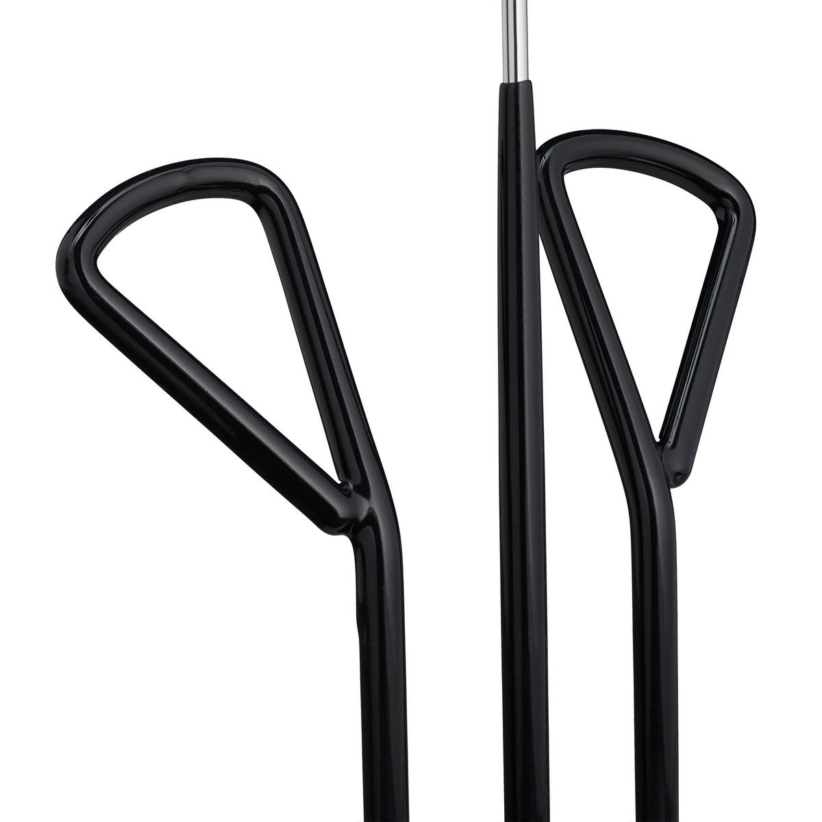 3XSCHUHBÜGEL - Schwarz, Kunststoff/Metall (14/33.5/4cm) - Relaxdays