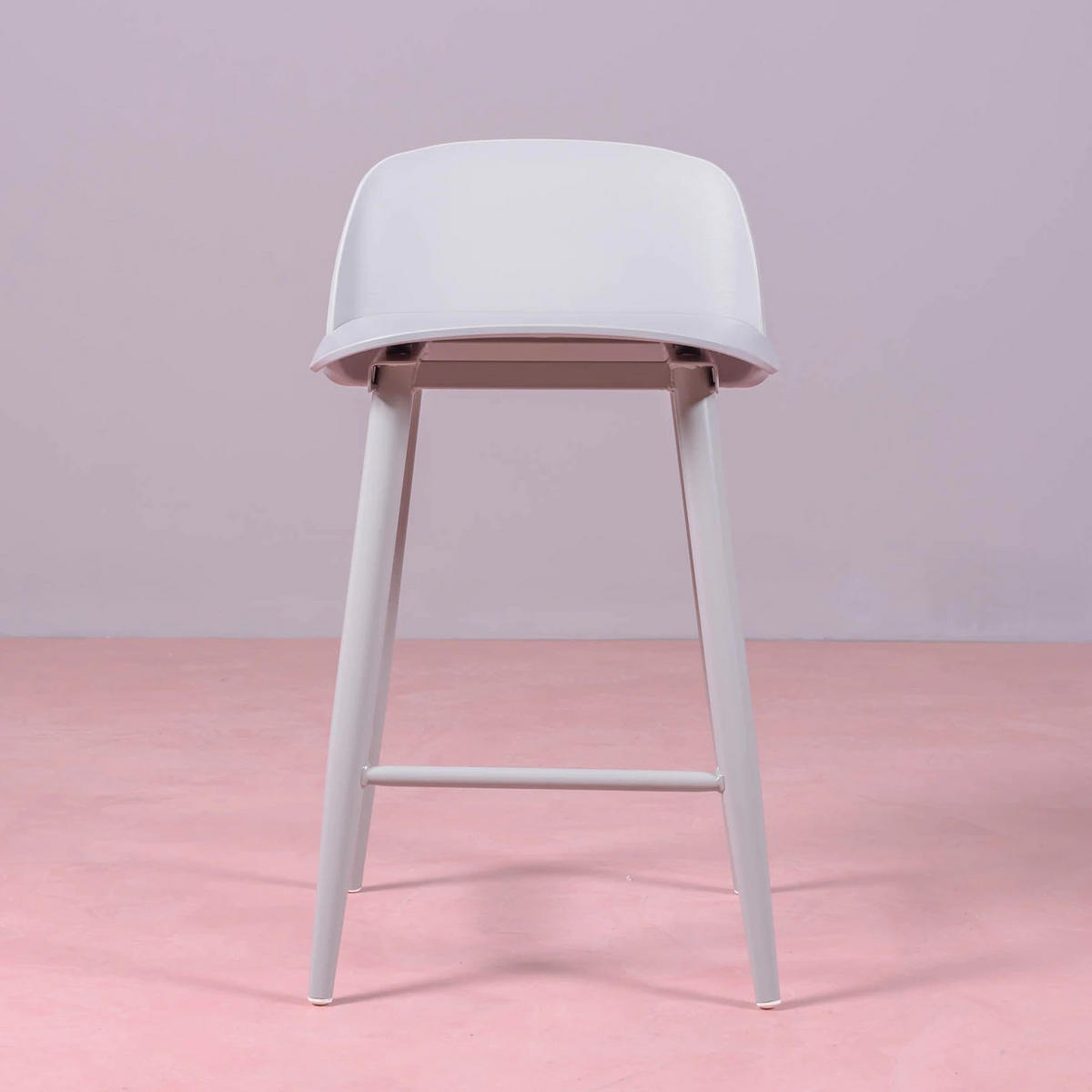 HOCKER Kunststoff Grau - Grau, Kunststoff (45/78/50cm) - Nest Dream