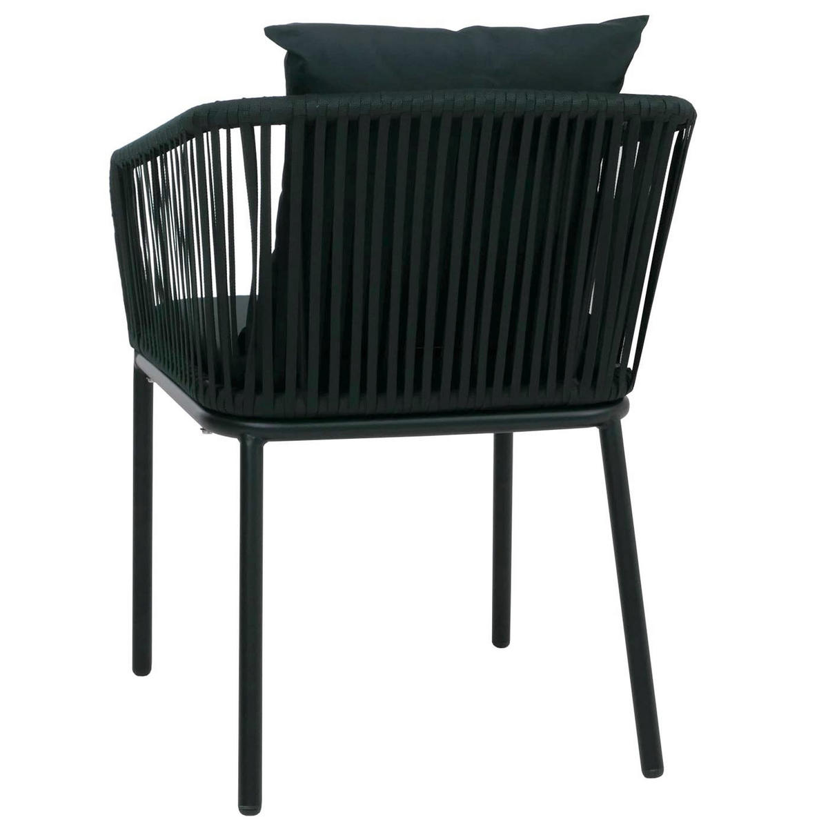 GARTENSTUHL 2er-Set 75x55x55cm Dunkelgrün - Grün, Metall (55/75/55cm) - PROREGAL