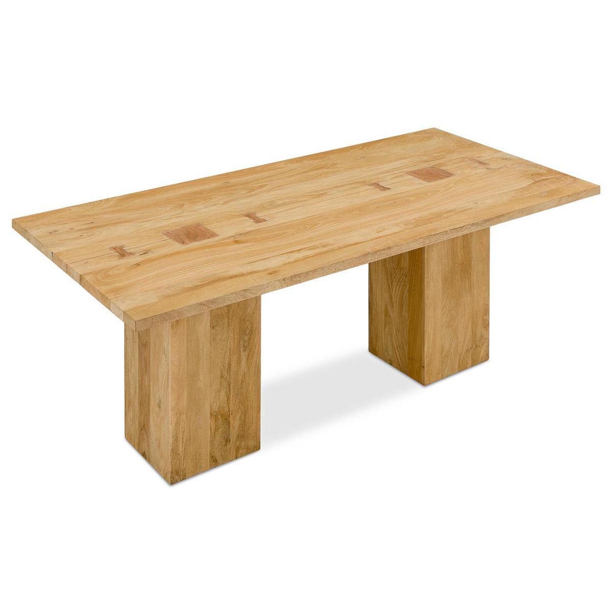 ESSTISCH MAHO natur - Naturfarben, Holz (100/200/76cm) - IDIMEX