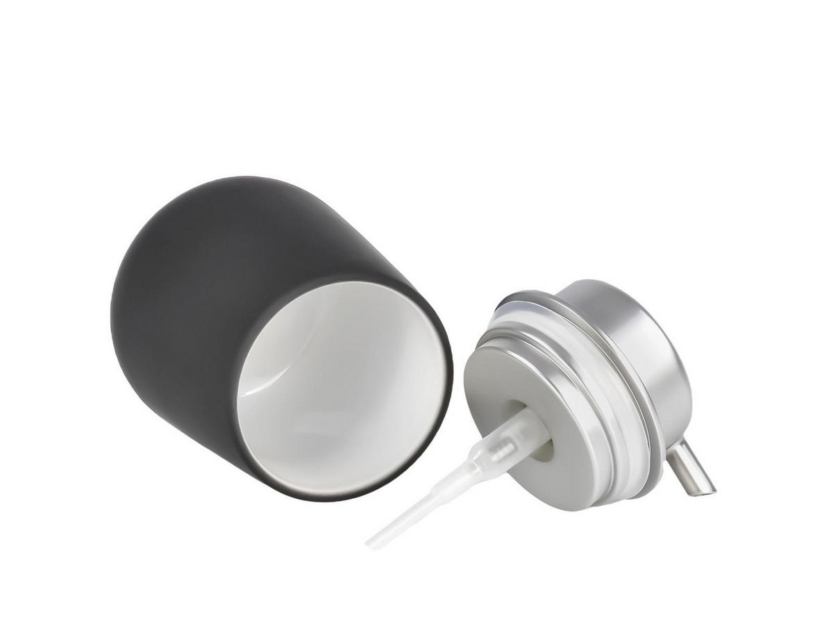 BAD ACCESSOIRES SET Nova 3tlg. black (schwarz) - Schwarz, Kunststoff (23/29/23cm) - Zone Denmark