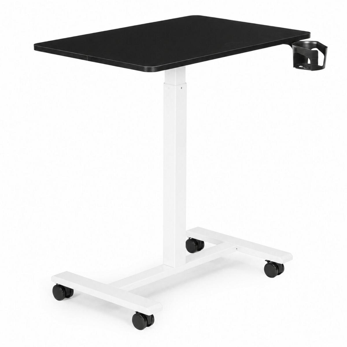 SCHREIBTISCH MILO Schwarz - Weiß - Schwarz/Weiß, Holzwerkstoff (48/71/71.5cm) - Mat-Haus