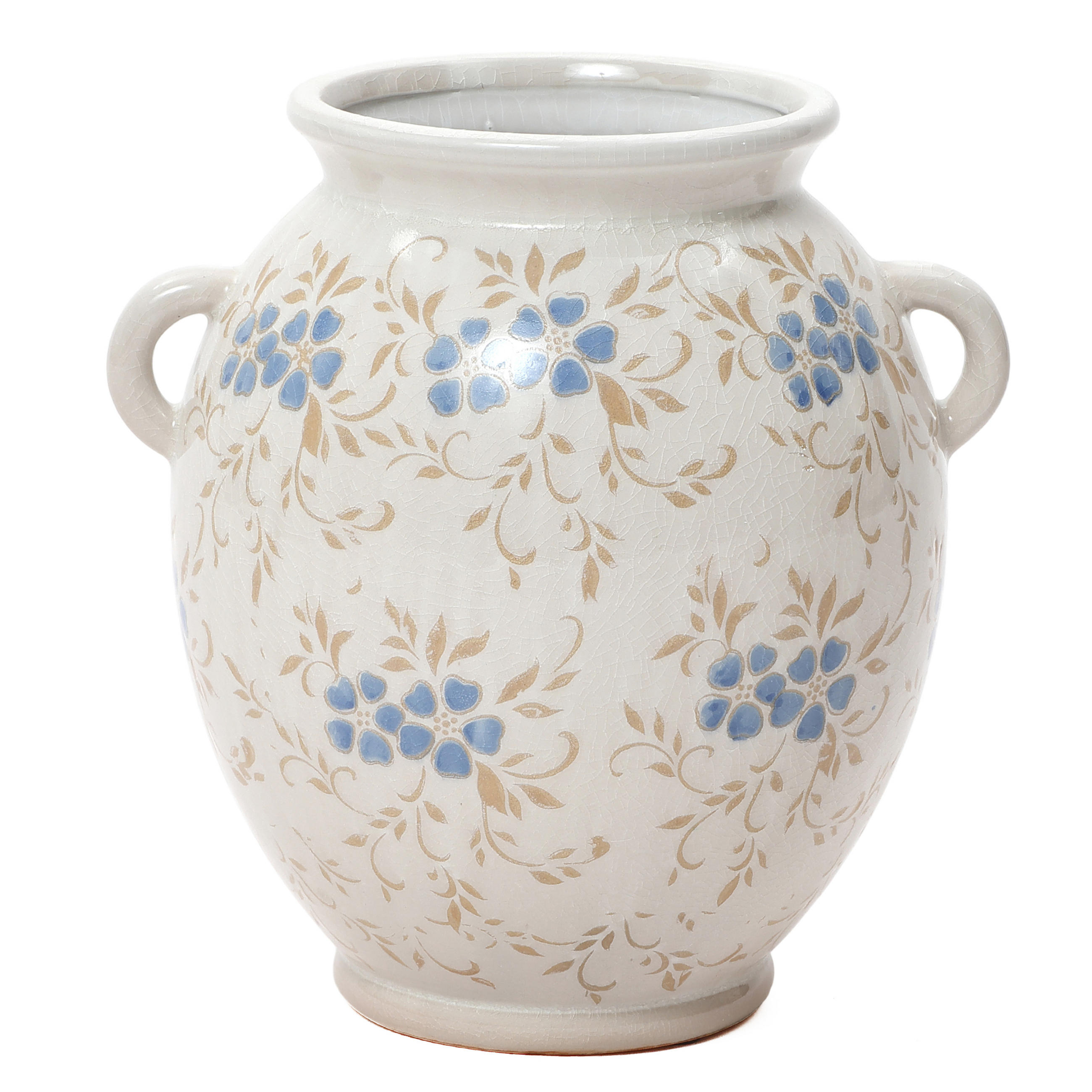 VASE HTD0417 - Weiß, Keramik (24.5cm) - Hometopia