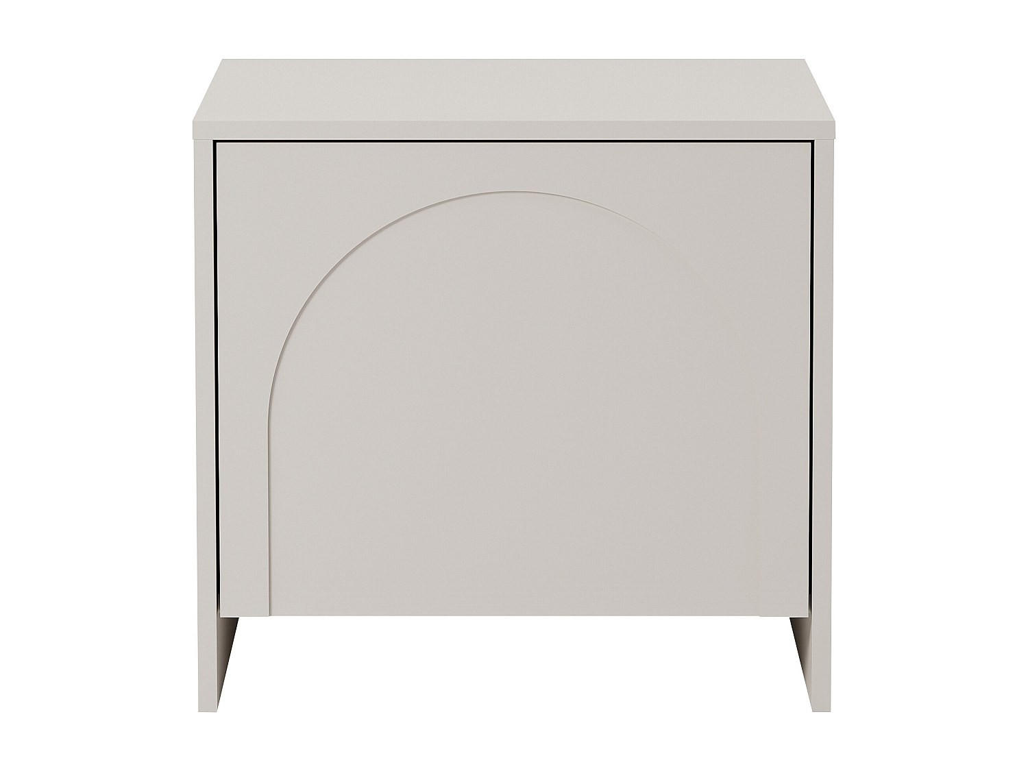 NACHTTISCH - 52 cmcm x 40 cmcm - Holz, Platte - Beige - NALYRA - Beige, Holz (52/50/40cm) - Vente-Unique