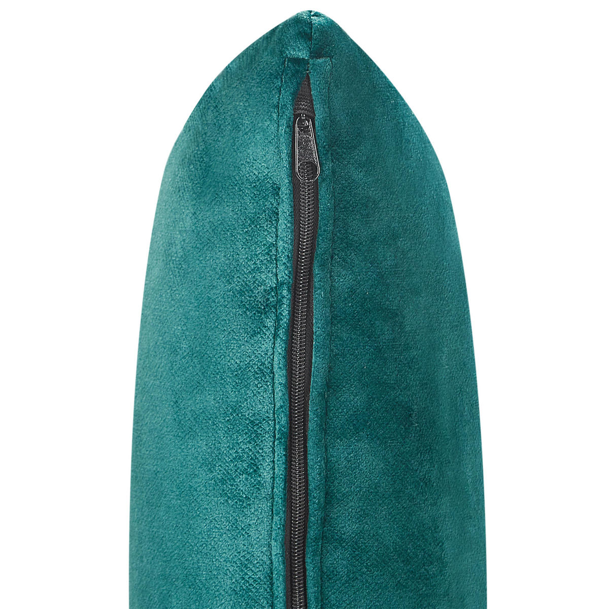 ČALOUNĚNÉ LEHÁTKO CHAISE LONGUE LEVOSTRANNÉ Sametová látka Smaragdově zelené s polštářem Lattes II - smaragdově zelená/zelená barva, textil (192/81/59cm) - Beliani