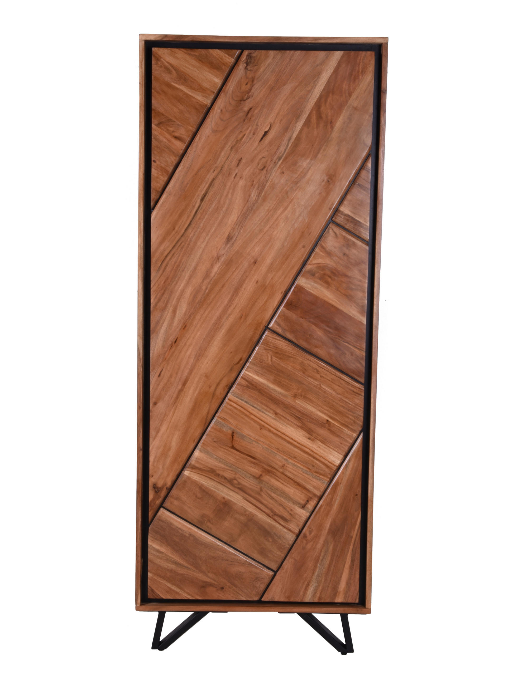 HIGHBOARD Ebba Akazienbraun 181x40x70cm - Akaziefarben, Holz (40/181/70cm) - DELUKE