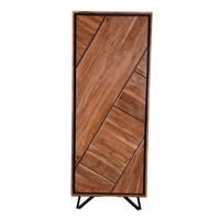 HIGHBOARD Ebba Akazienbraun 181x40x70cm - Akaziefarben, Holz (40/181/70cm) - DELUKE