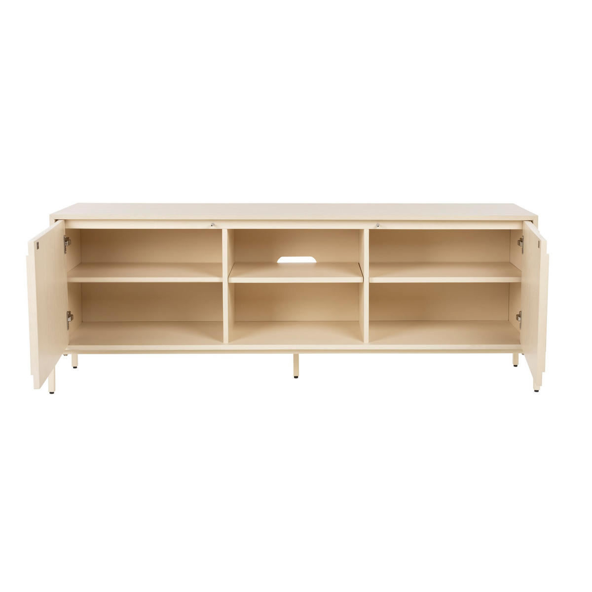 SIDEBOARD Faces - Beige, Holz (160/60/40cm) - Zuiver
