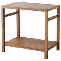 WASCHBECKENUNTERSCHRANK Dewi Teakholz 80cm - Braun, Holz (50/75/80cm) - Happy Garden