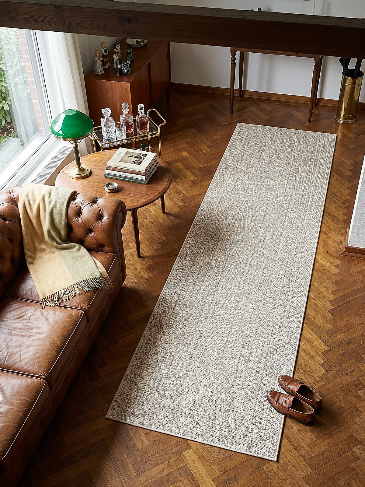 TEPPICHLÄUFER Bordüre CORDEV Polypropylen Creme 80 x 150 cm - Beige, Textil (80/150cm) - KADIMA DESIGN