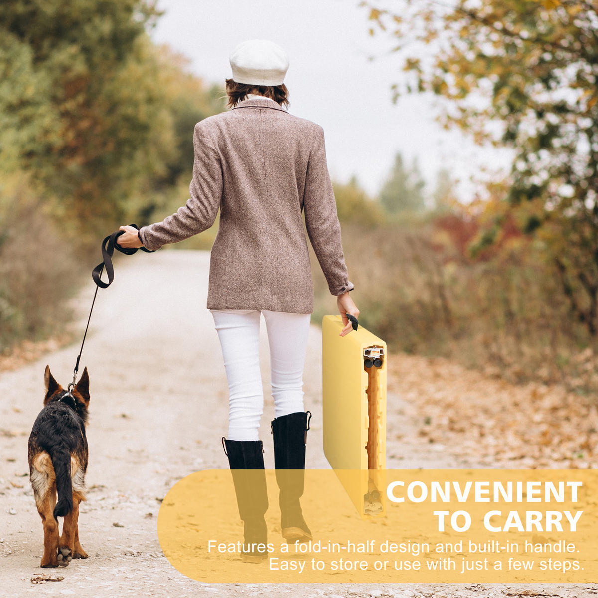 KLAPPTISCH 125 cm Hellgelb - Hellgelb, Kunststoff (125/61/74cm) - ComfortXL