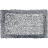 BADTEPPICHE LUXURY HOME TWO-TONE 590 SCHIEFER - 77 - Grau, Textil (60/100cm) - Cawö