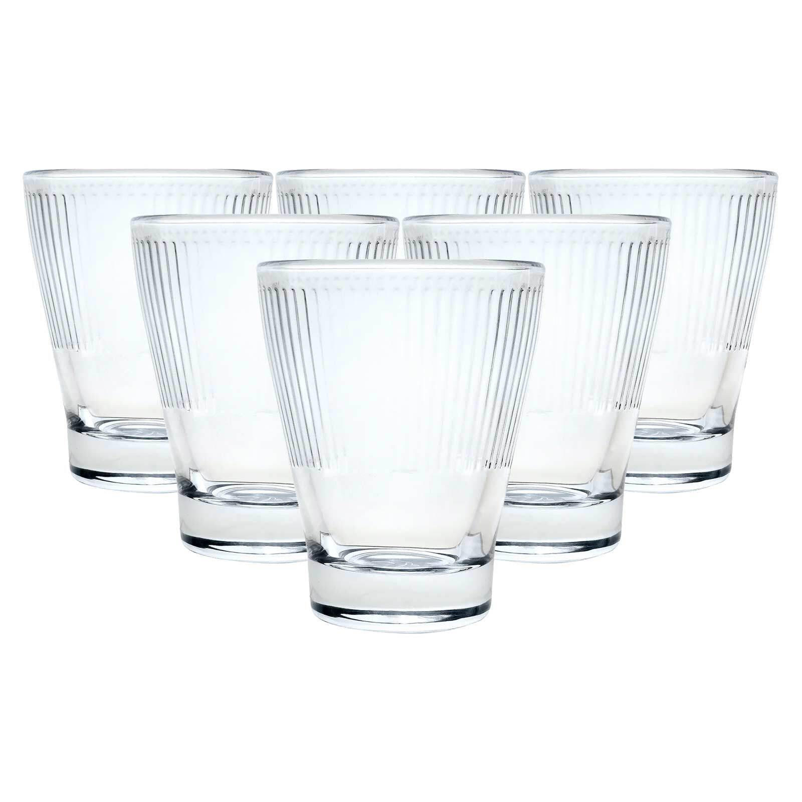 KAFFEEGLÄSER Hugo transparent 210 ml 6er Set - Transparent, Glas (210L) - La Rochère