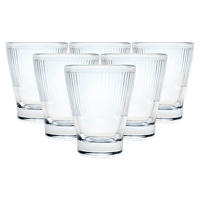 KAFFEEGLÄSER Hugo transparent 210 ml 6er Set - Transparent, Glas (210L) - La Rochère