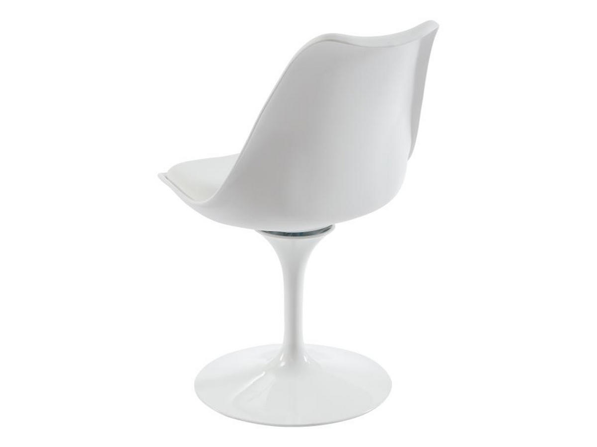 STUHL 2er-Set - Polypropylen & Metall - Weiß - XAFY - Weiß, Kunststoff (56.5/82/49cm) - Vente-Unique