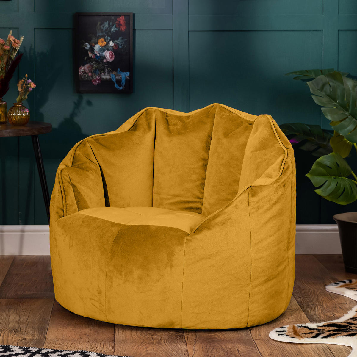 SITZSACK-SESSEL Sirena - Gelb, Textil (77/64/74cm) - icon