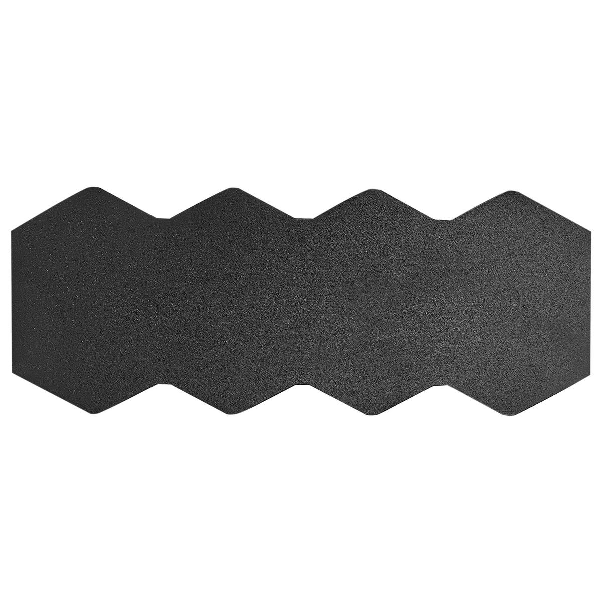 AUSSENWANDLEUCHTE 2er Set Schwarz Weldon - Schwarz, Metall (21/8/3cm) - Beliani
