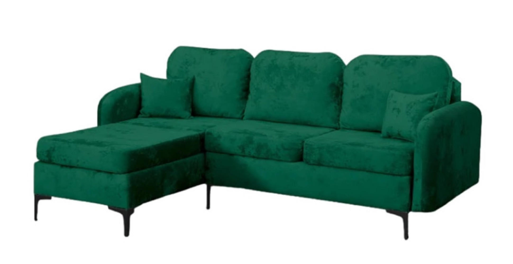 Sepro Meble Ecksofa Grün 228x172 cm