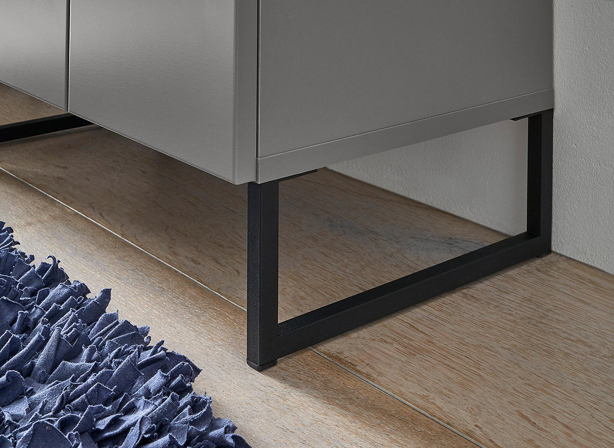 MIDISCHRANK mit 2 Schubladen - Grau, Holzwerkstoff (60/106/32cm) - home24