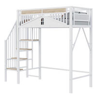 HOCHBETT 90x200 cm Metall Fenster weiß - Weiß, Metall (90/200cm) - LEBENLANG